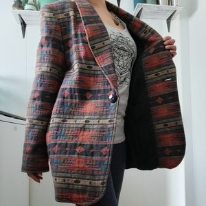 Vintage Chevron Retro Jacket